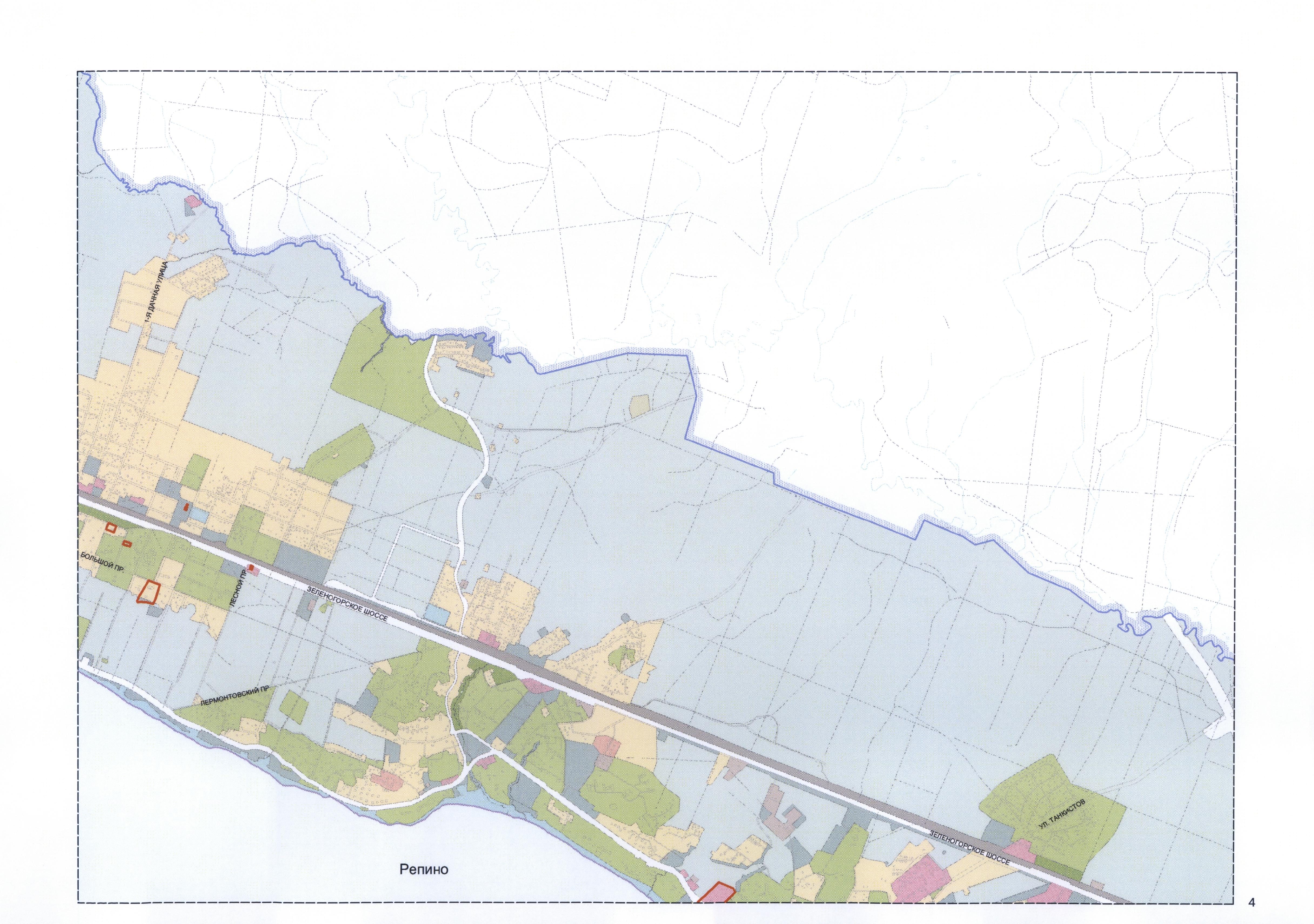 Карта репино ленинградской области с улицами