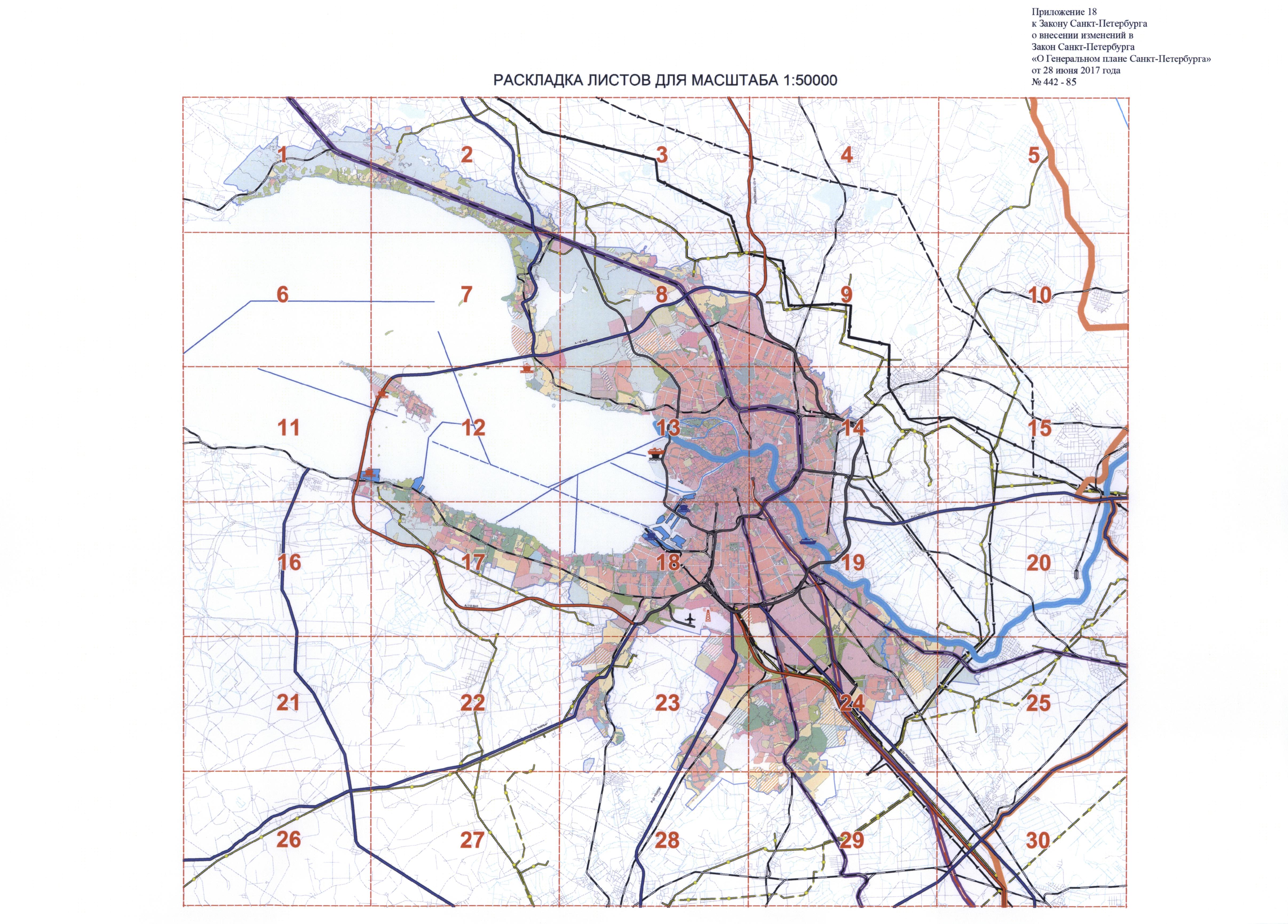 Градостроительный план санкт петербурга карта