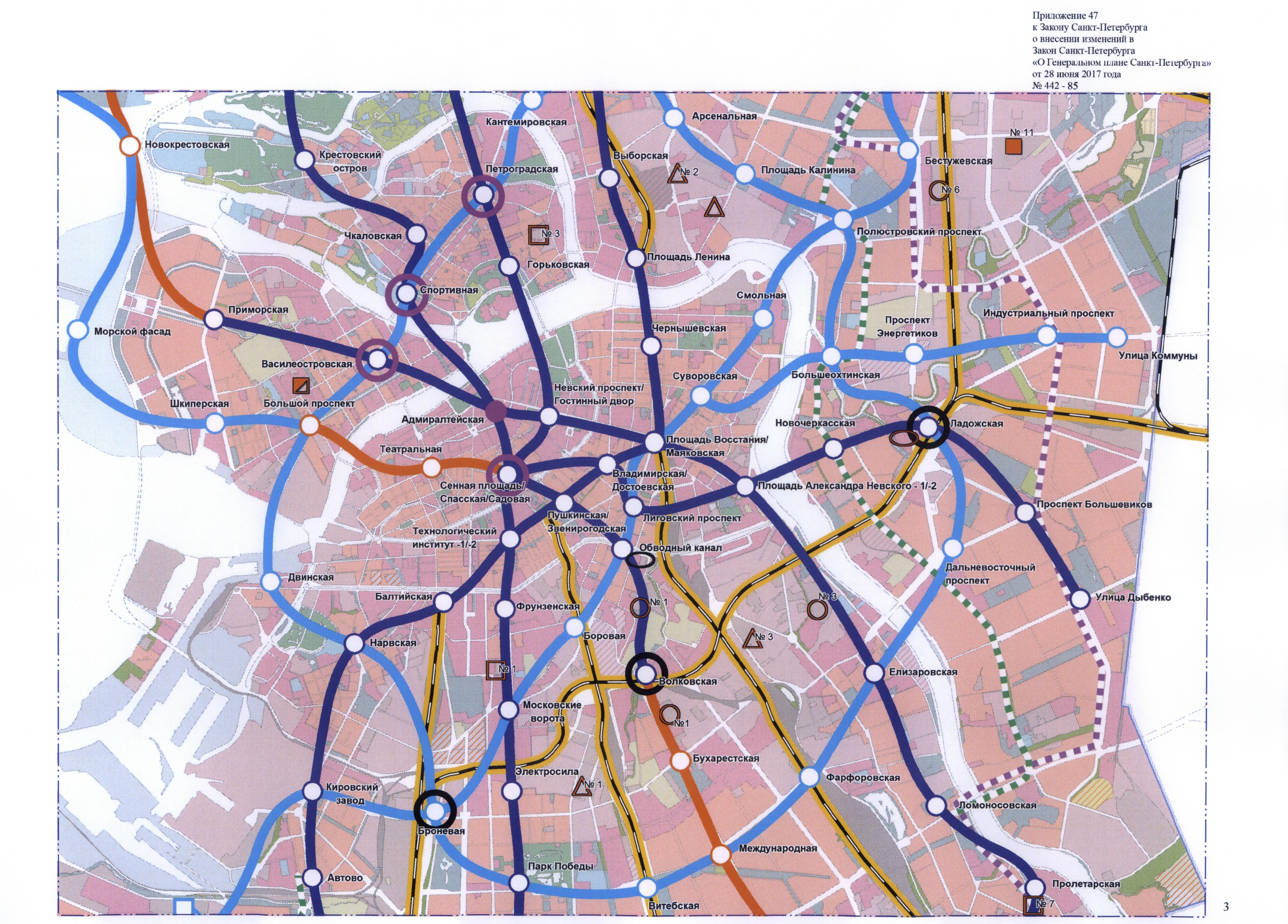 Генплан спб до 2025 посмотреть с изменениями карта московского района