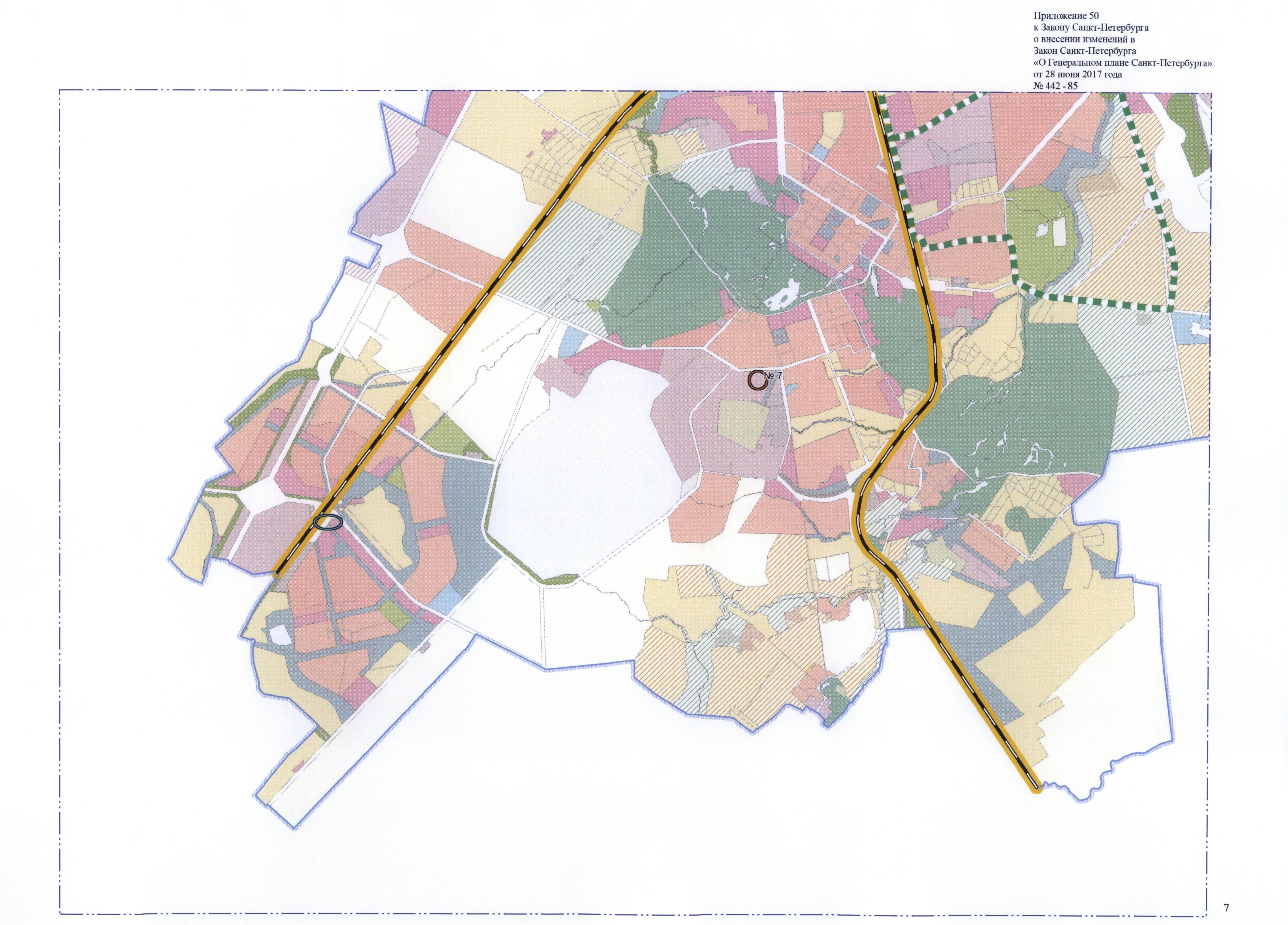 Карта генерального плана санкт петербурга