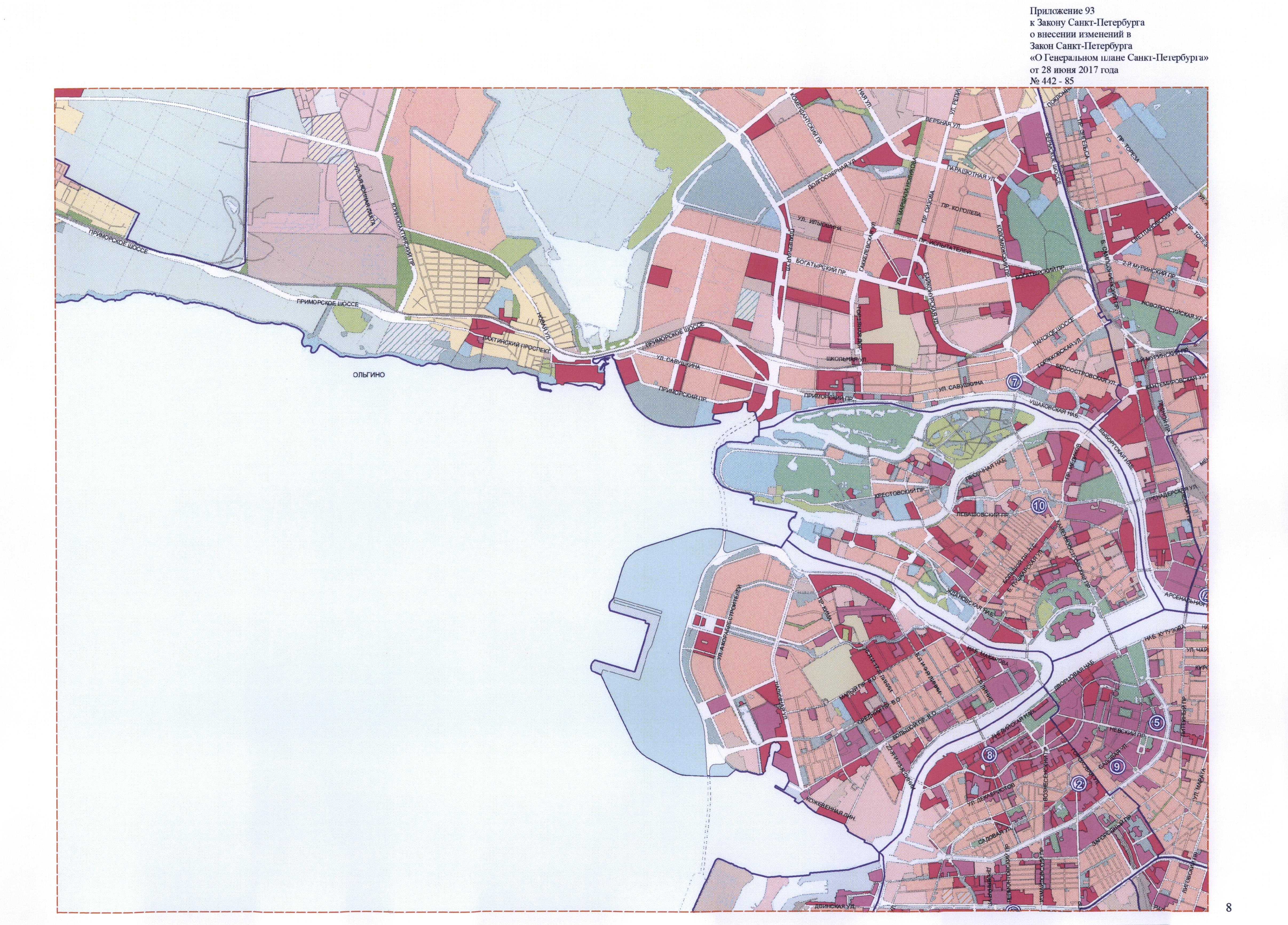О генеральном плане санкт петербурга закон санкт петербурга