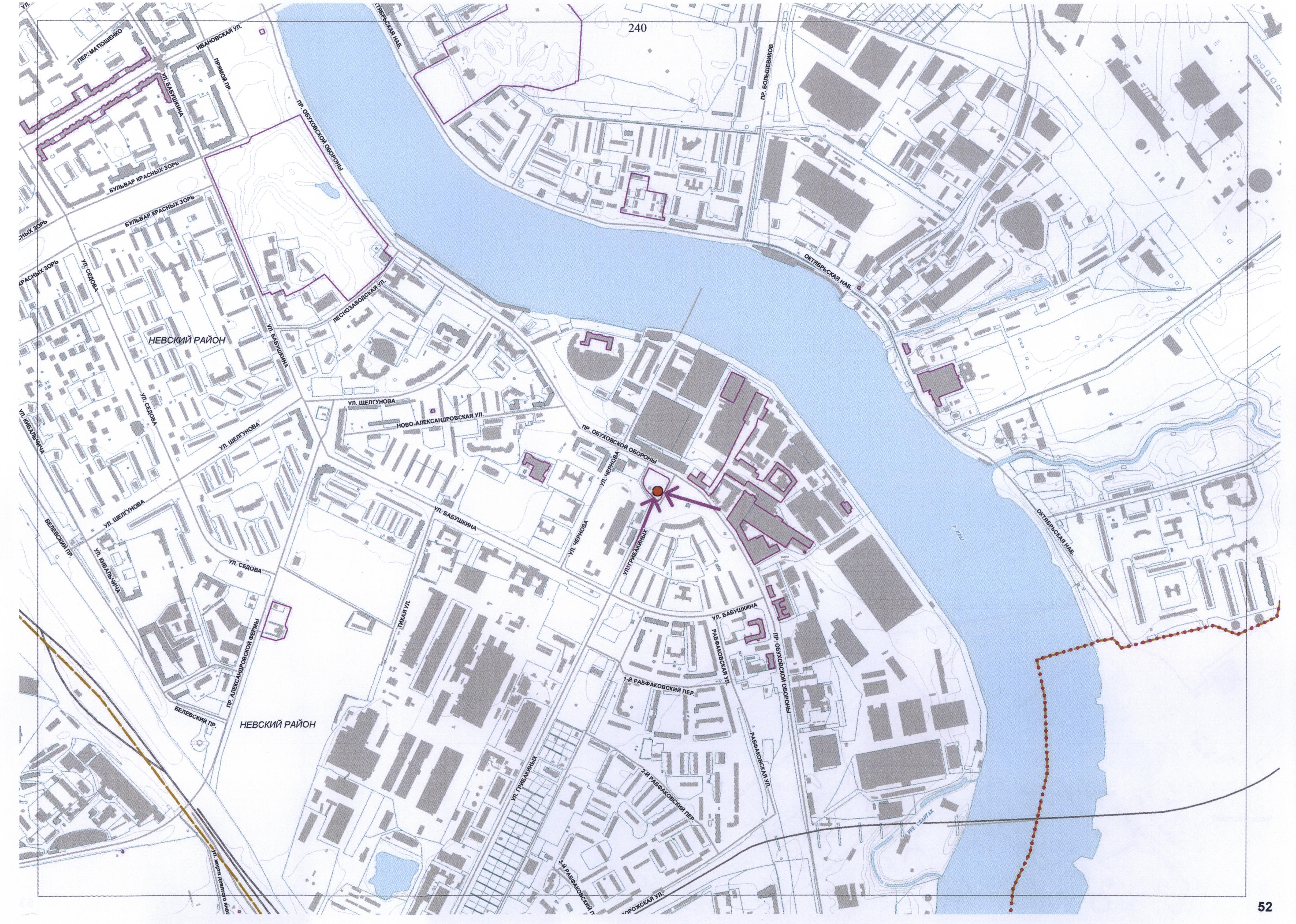 Карта невского района спб с улицами и номерами