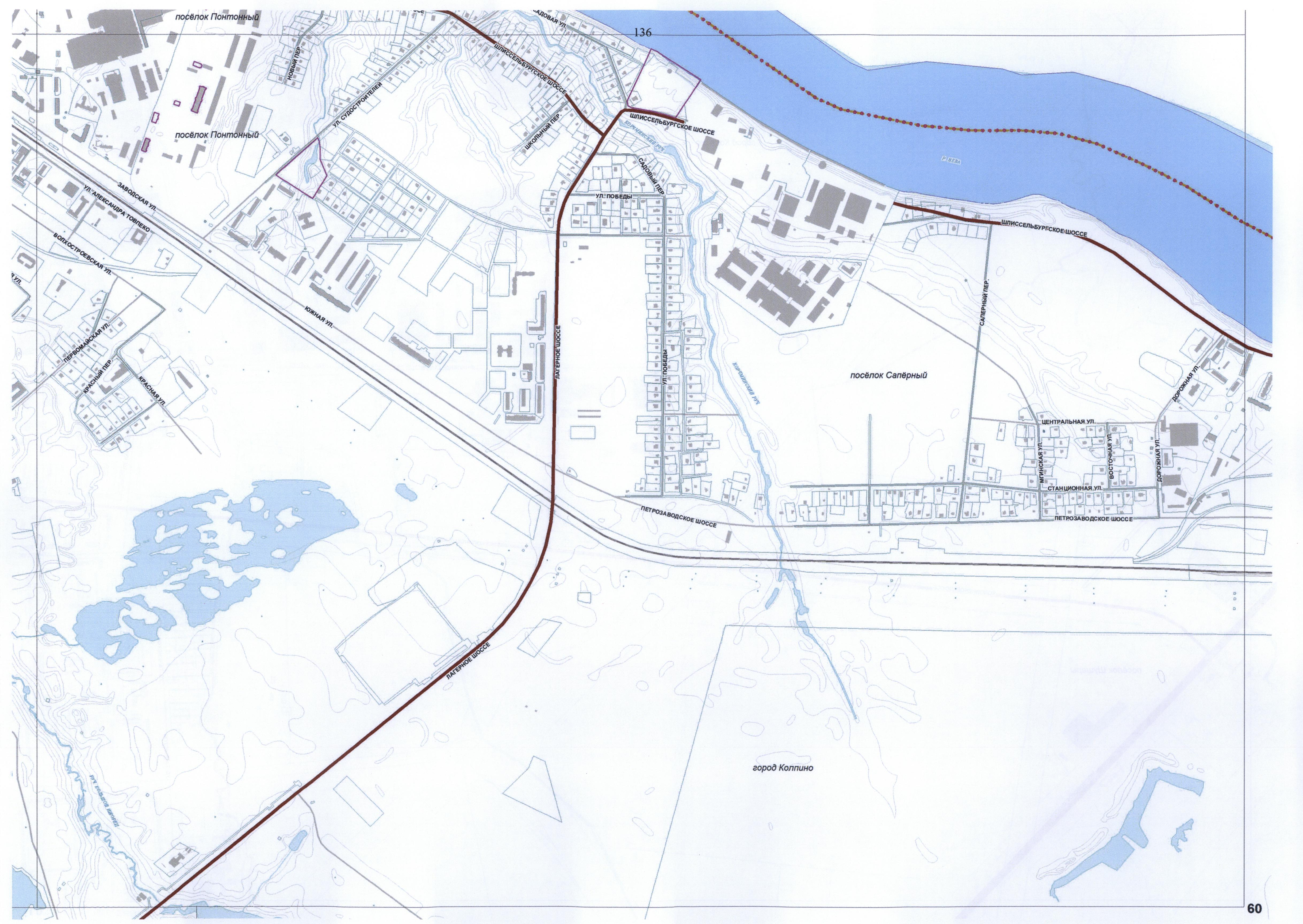 Поселок понтонный колпинского района санкт петербурга карта